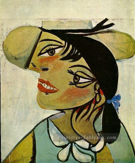 Portrait Femme au col d hermine Olga 1923 cubiste Pablo Picasso Peintures à l'huile